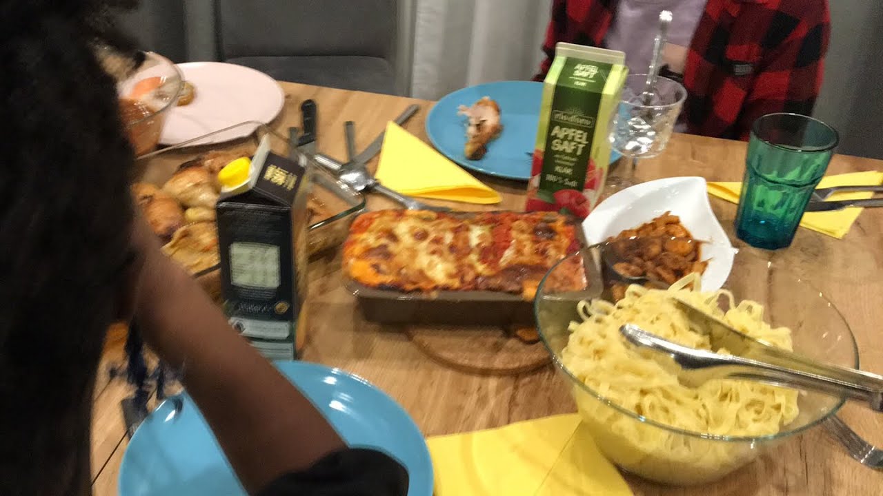 Our new year’s dinner