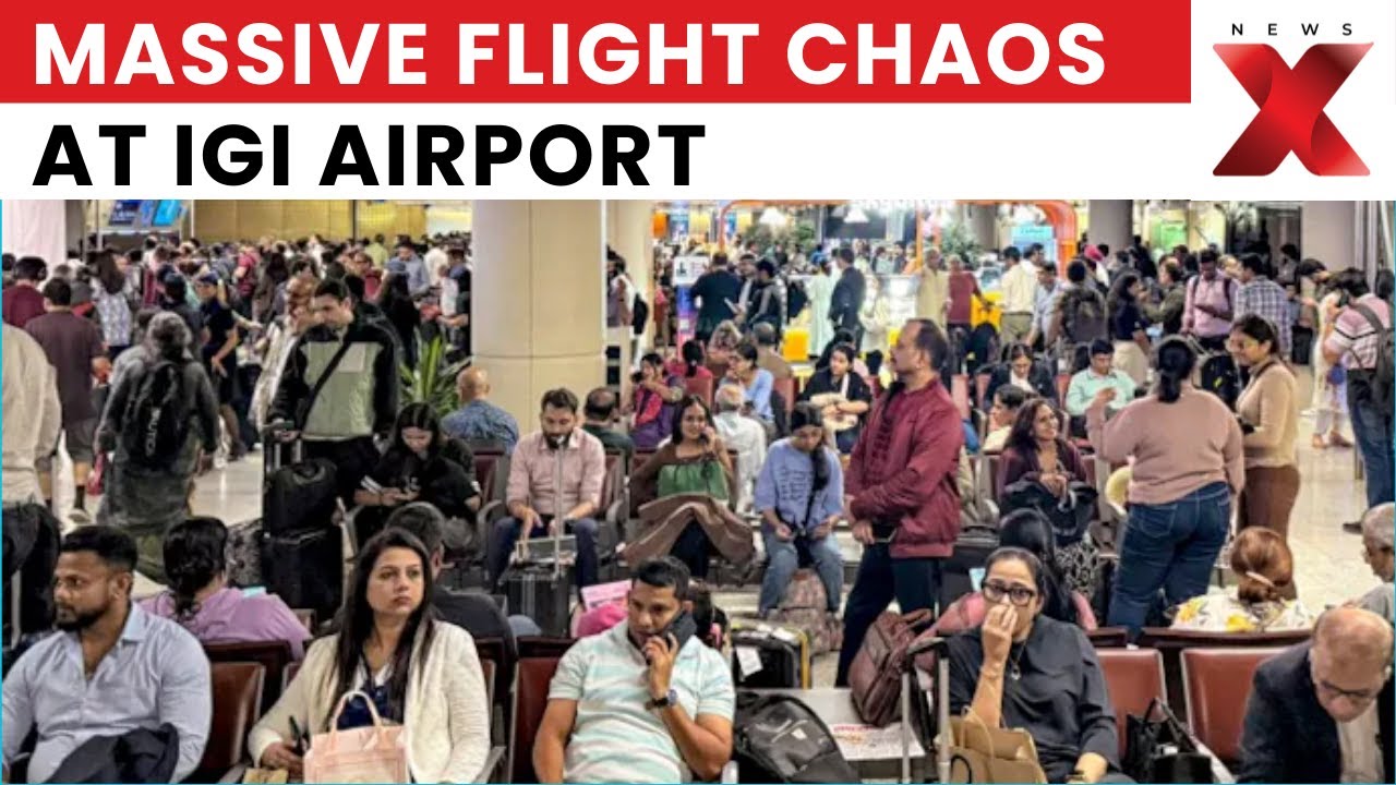 IndiGo Flight Chaos: 90 Arrivals, 135 Departures Cancelled at IGI Airport Today | NewsX