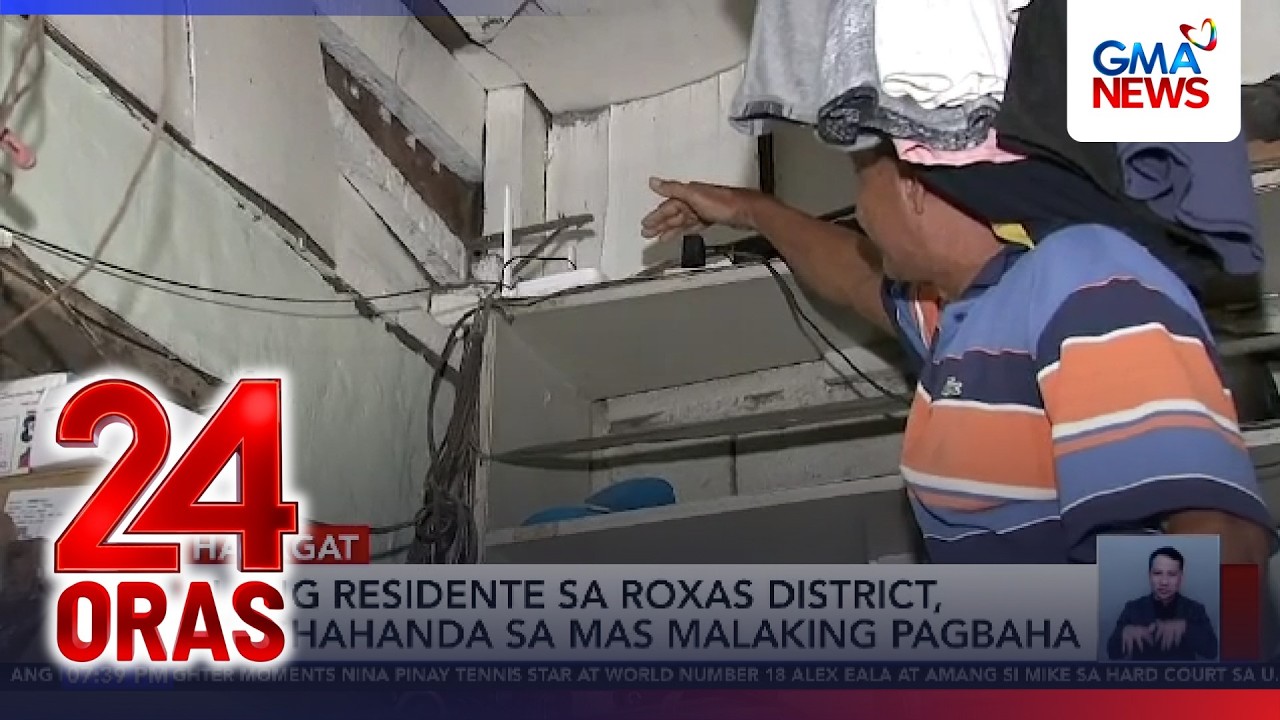 Ilang residente sa Roxas District sa Quezon City, naghahanda sa mas malaking pagbaha | 24 Oras