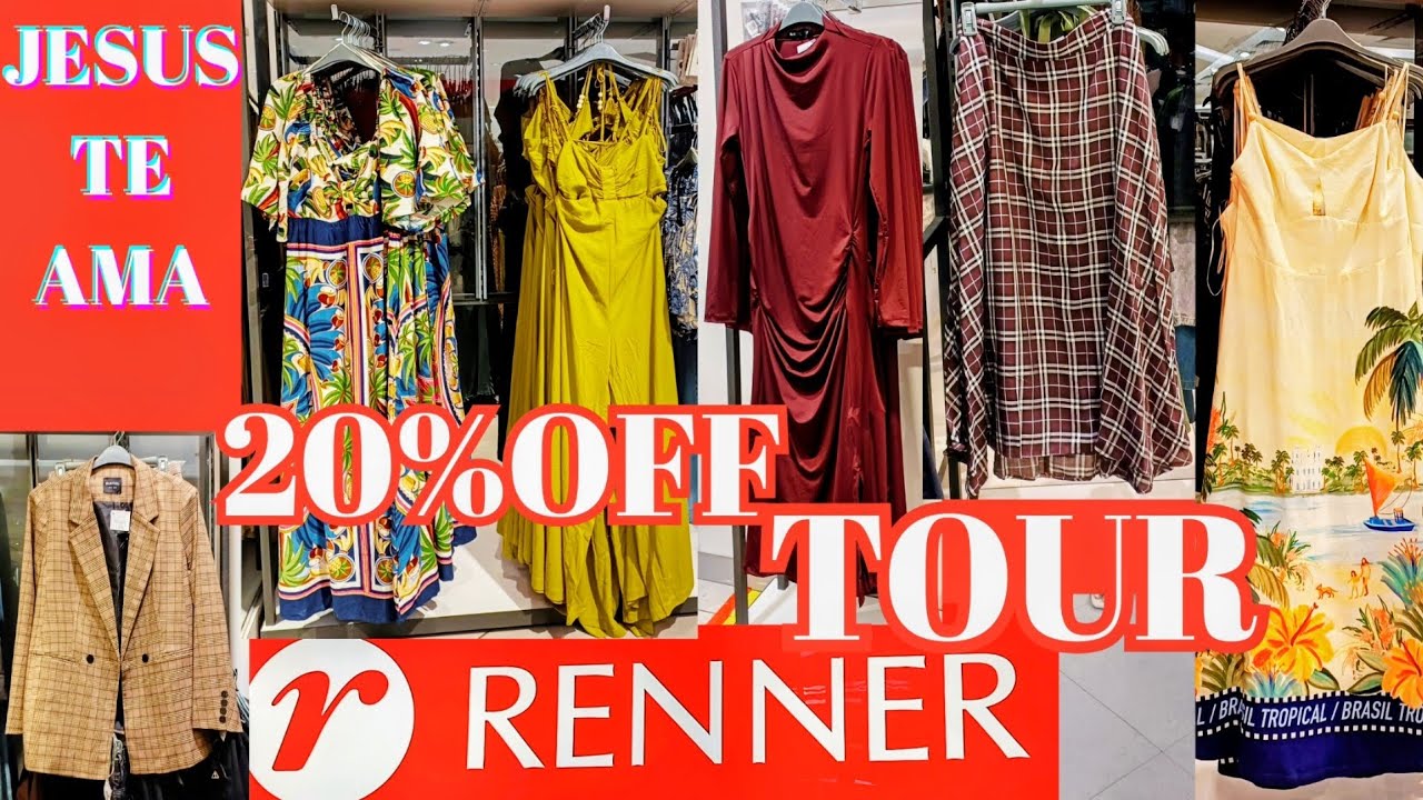 TOUR NA RENNER 20%OFF NOVIDADES LINDÍSSIMAS CUPOM ROSOARES #tour 