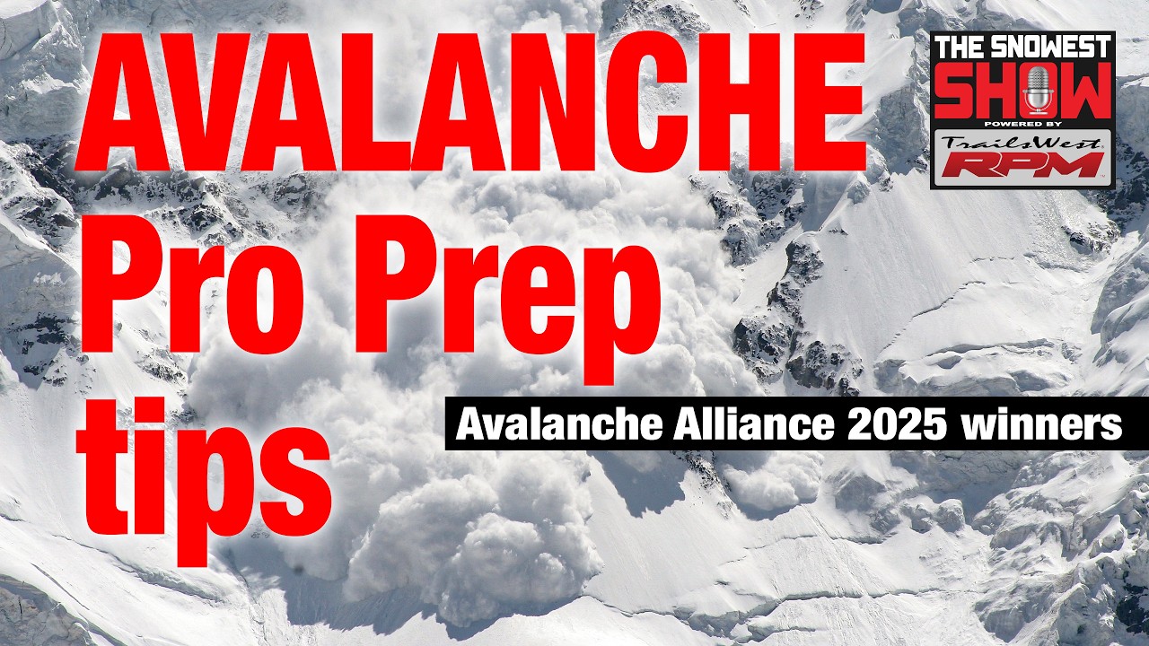 Avalanche Pro Prep Tips & Avalanche Alliance sweepstakes giveaway winners