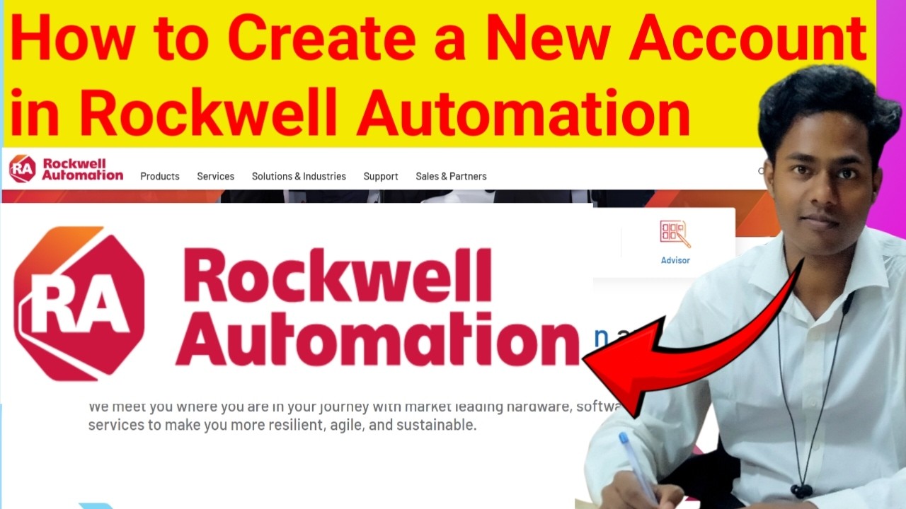 How to create a account in Rockwell Automation | Sudark Tech