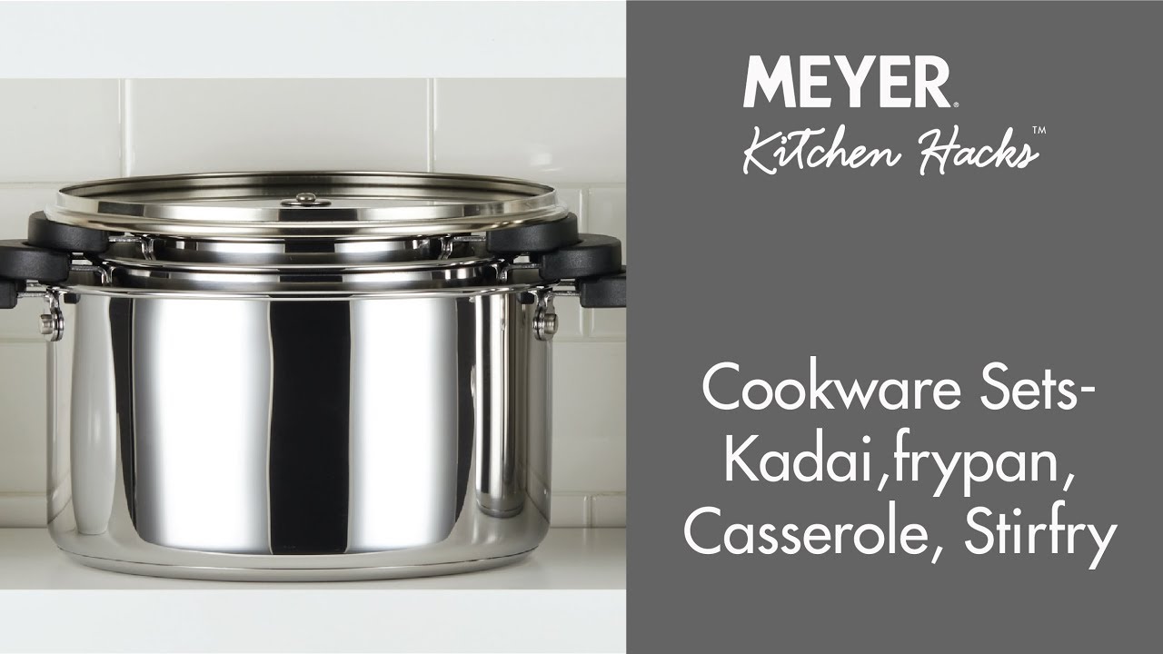 What is the best cookware set for Indian kitchen | Space saving set | Casserole | Kadhai | stir fry