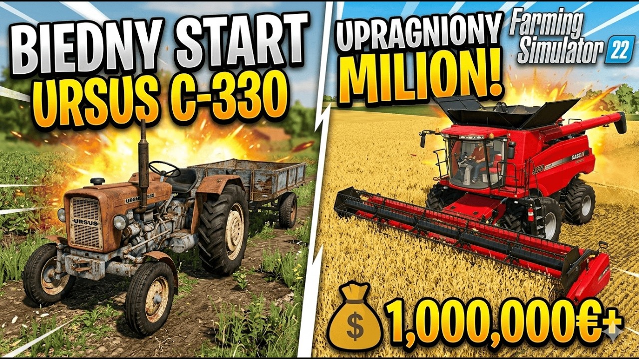 „OD ZERA DO MILIONERA 🚜 FS22 LIVE #1”