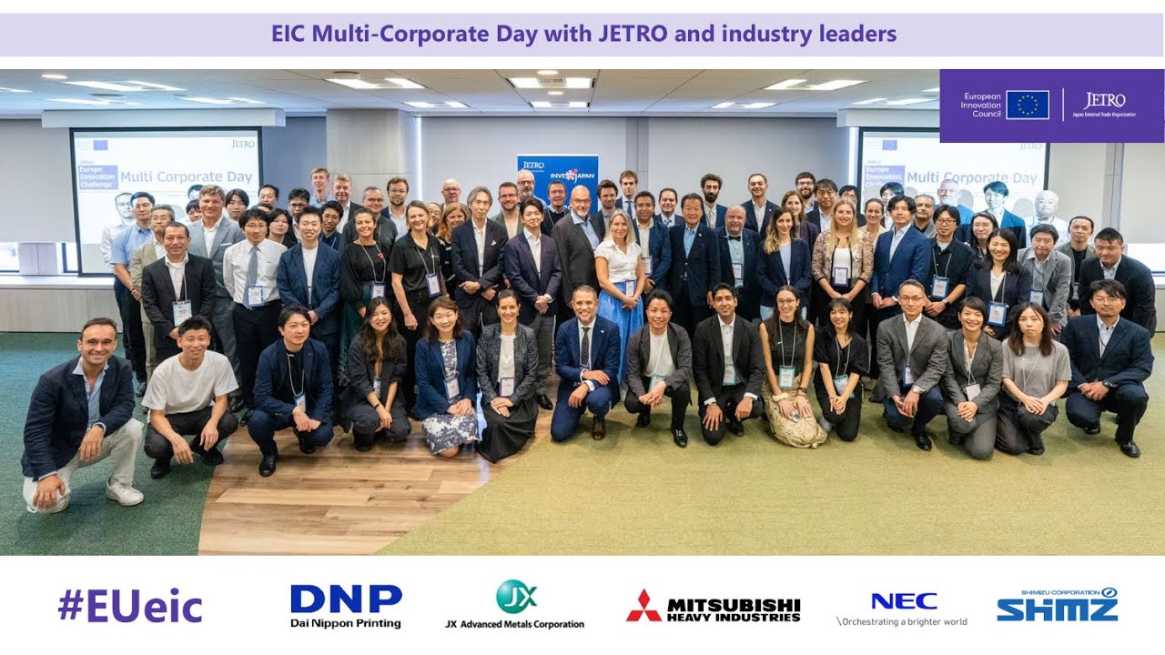 EIC Multi-Corporate Day with JETRO and Japan's top industry leaders: Advancing EU-Japan innovation