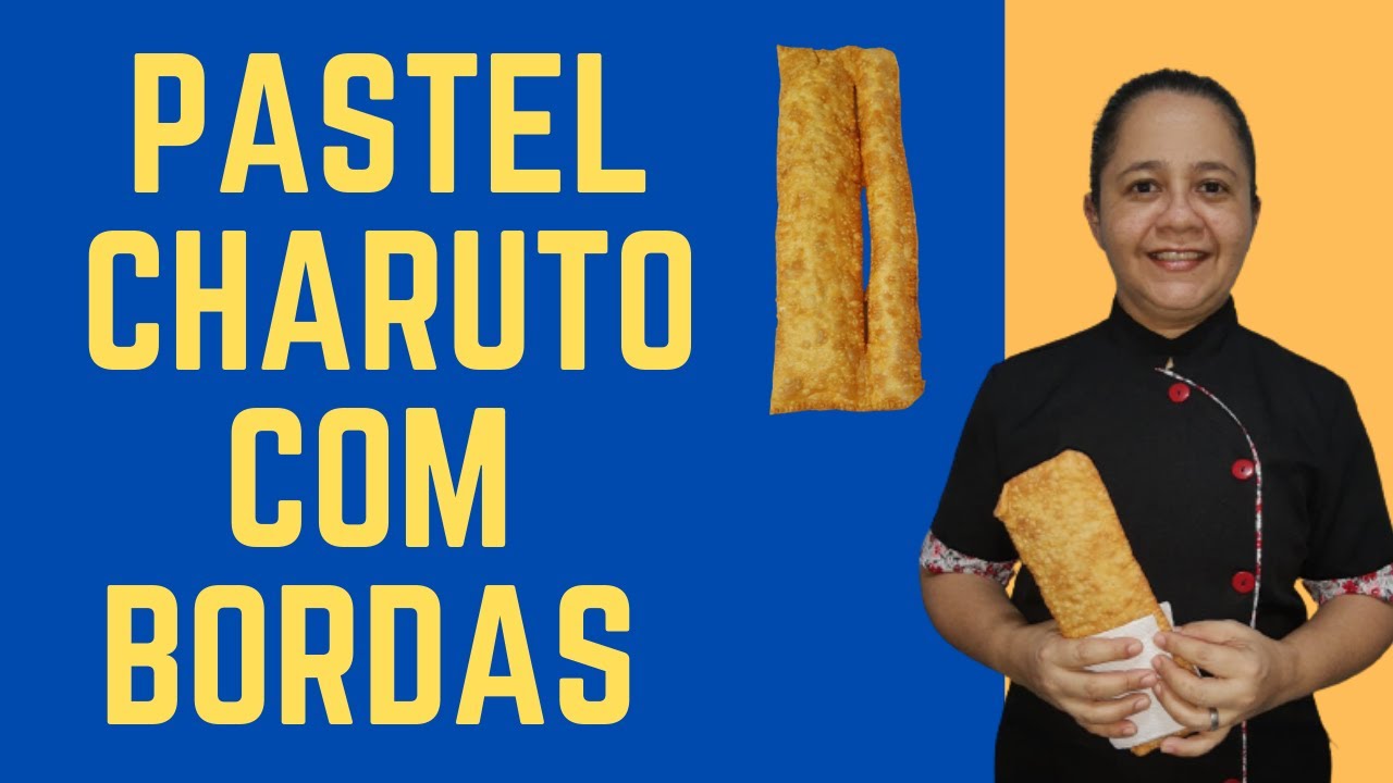 Pastel Charuto com Bordas