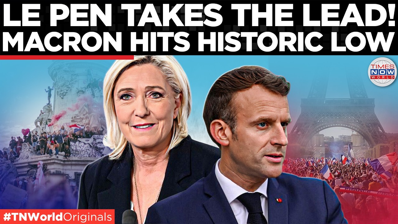 MACRON ERA COLLAPSES? French President Hits Record-Low 16% Approval as Le Pen Leads 2027 Race