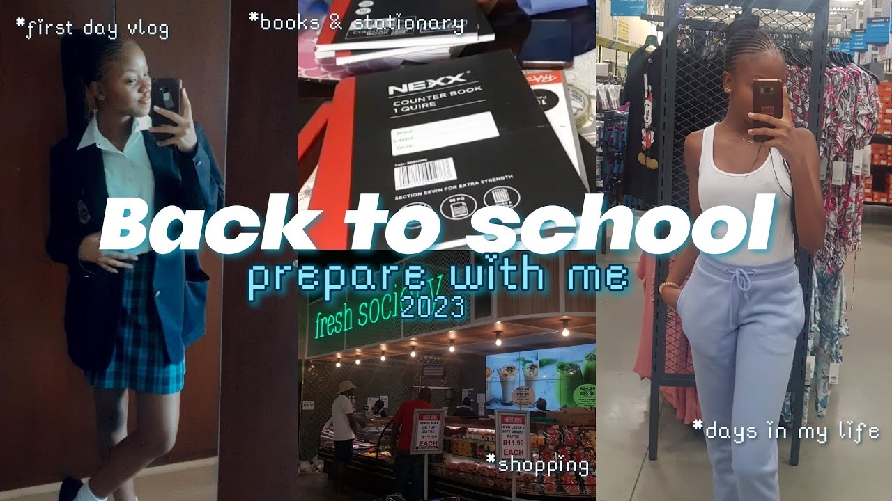 Preparing for back to school 2023| hair; stationary; covering books; etc.| South African Youtuber