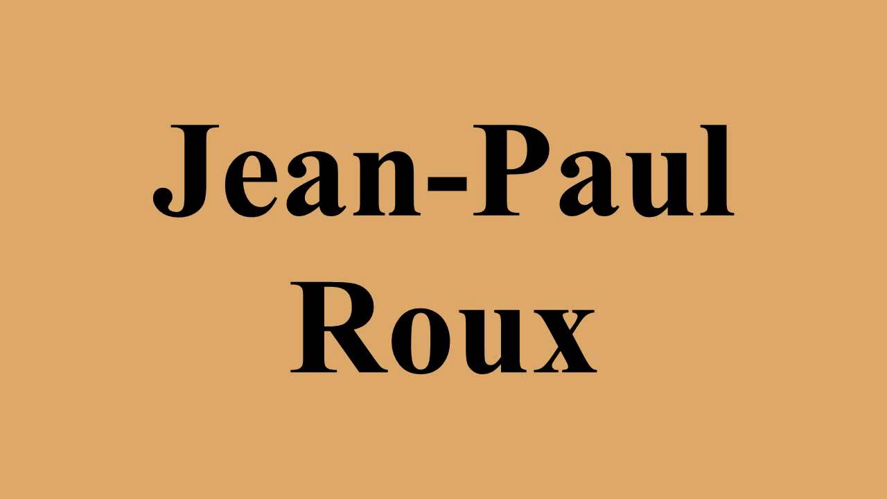 Jean-Paul Roux