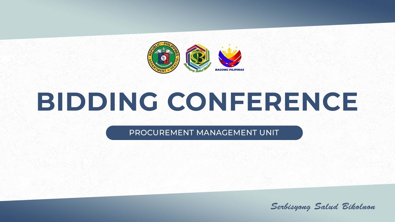 BIDDING CONFERENCE | March 17, 2026