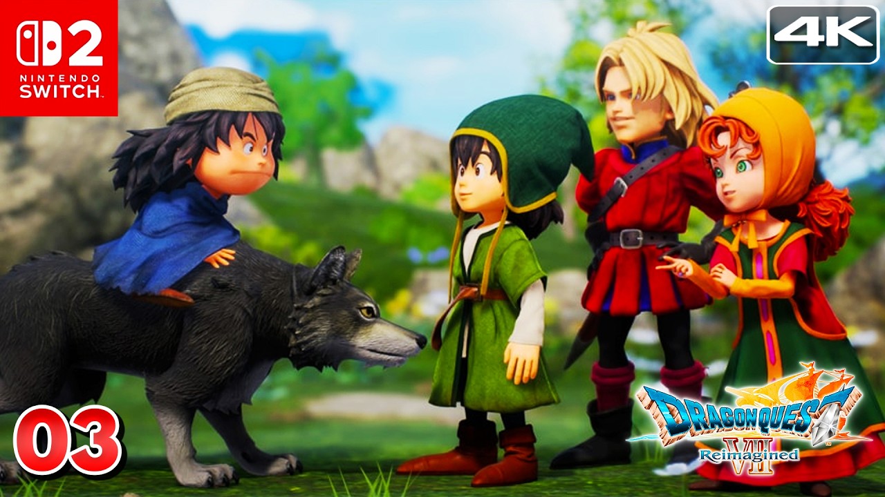 Dragon Quest VII Reimagined - The Animal People! (4K Gameplay)