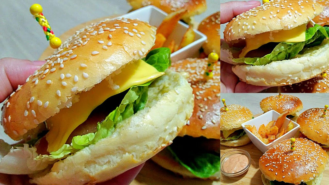 وداعااا لشراء الهمبركر🍔 حضريه بالتفصيل من الخبز للصلصة روعة مثل الجاهز لذة لاااا تقاوم 😋
