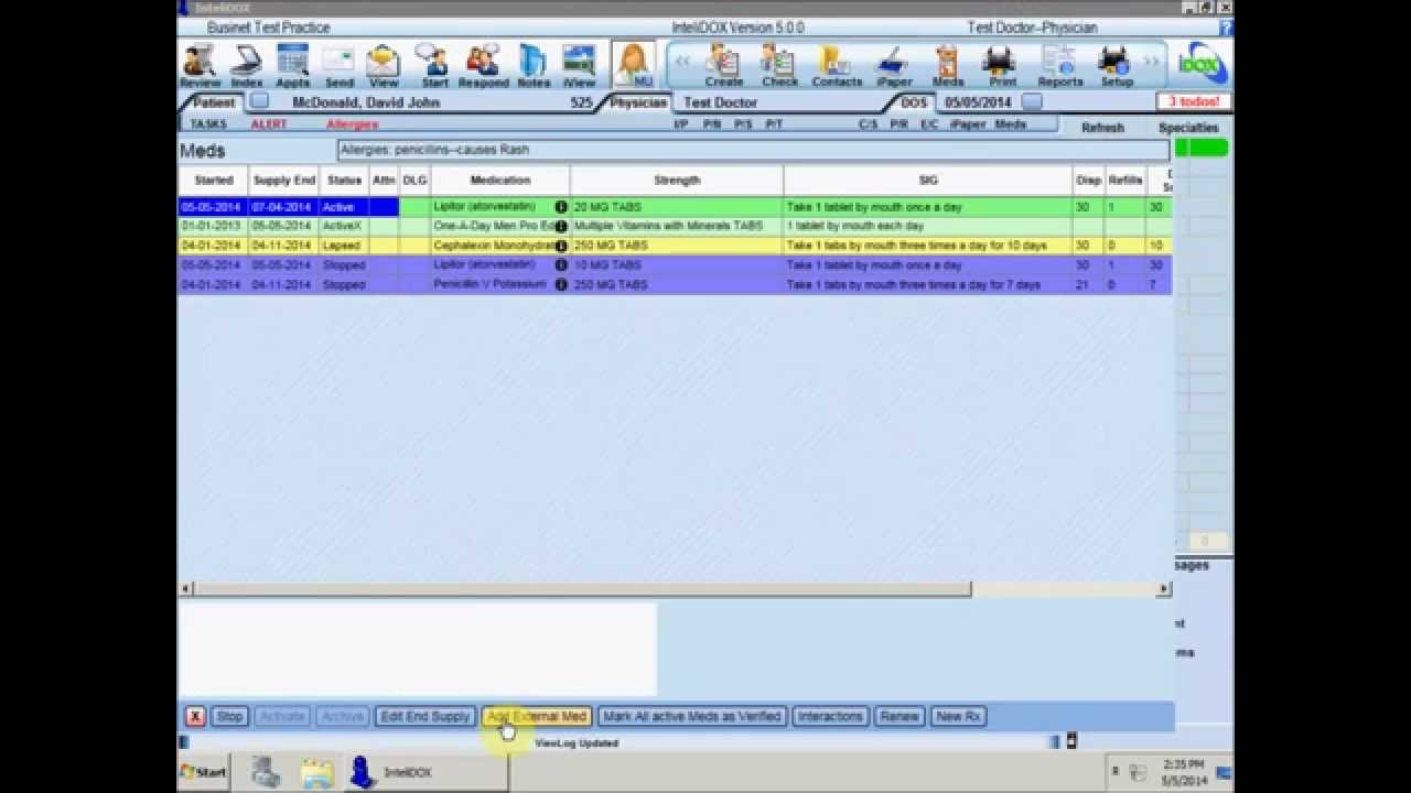 CPOE for Medications; the Medications List