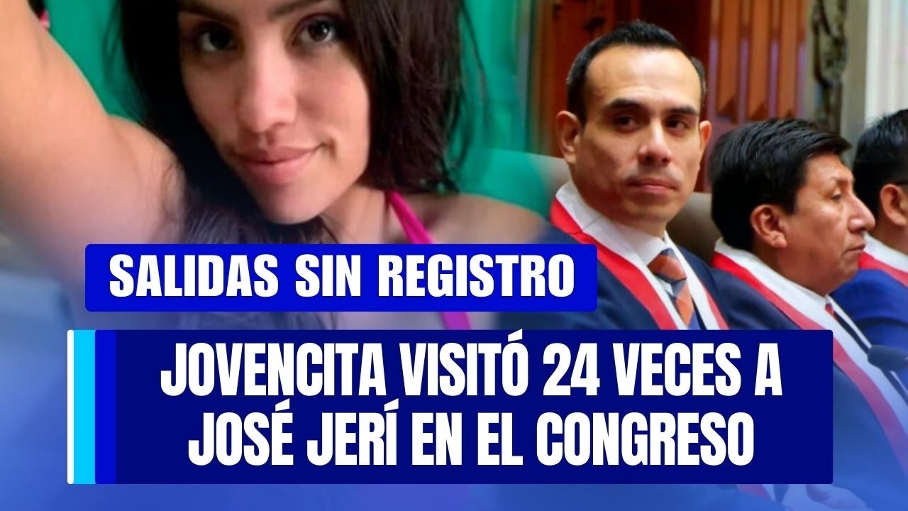 José Jerí fue visitado 24 veces por una joven sin registrar salida cuando era congresista
