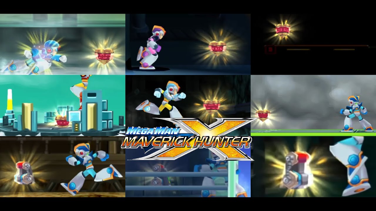 Mega Man Maverick Hunter X Life Ups and Sub Tanks