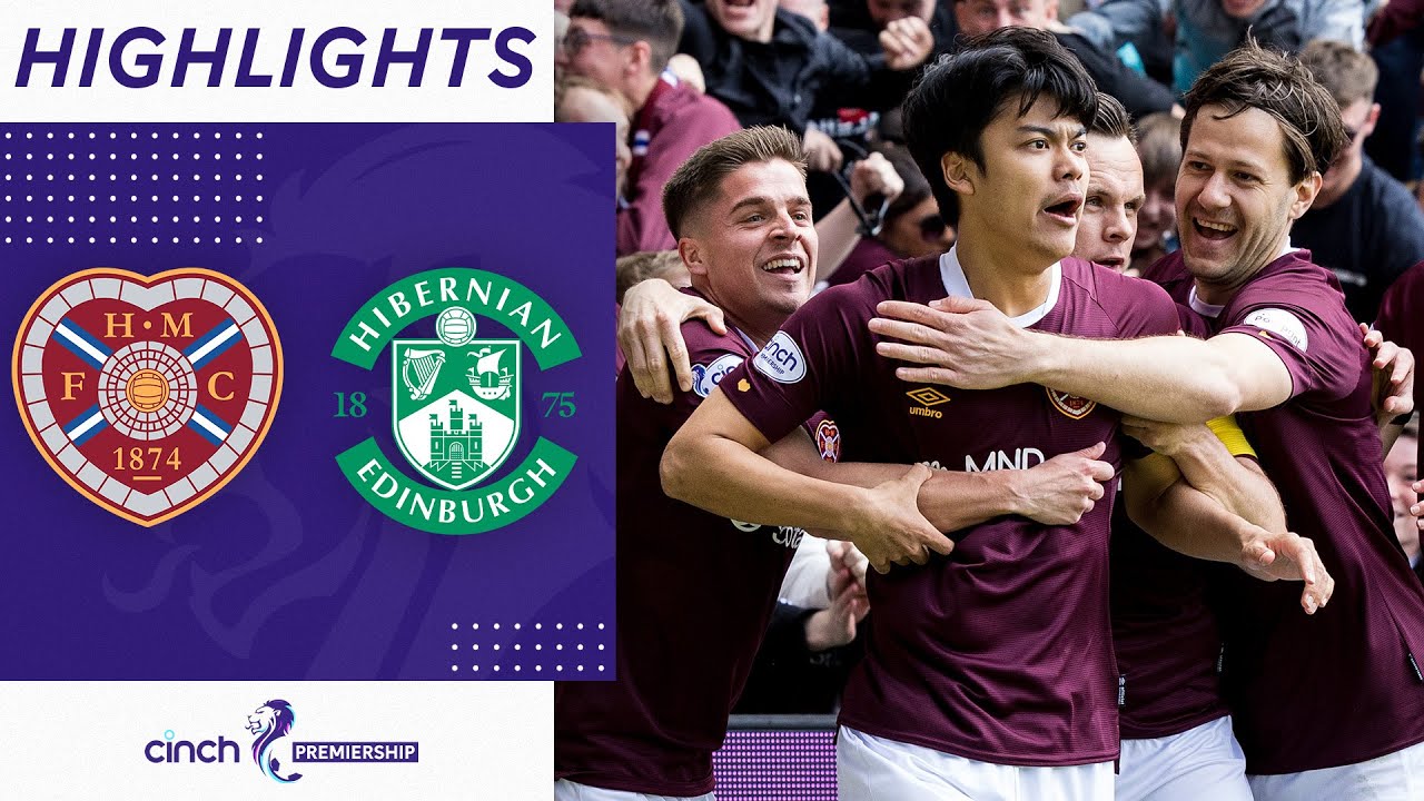 Heart of Midlothian 1-1 Hibernian | 10-Man Hearts Earn European Place | cinch Premiership