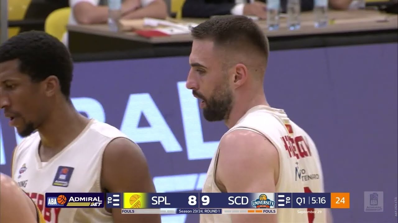 AdmiralBet ABA League 2023/24, Round 1 match: Split – SC Derby (29.9.2023)