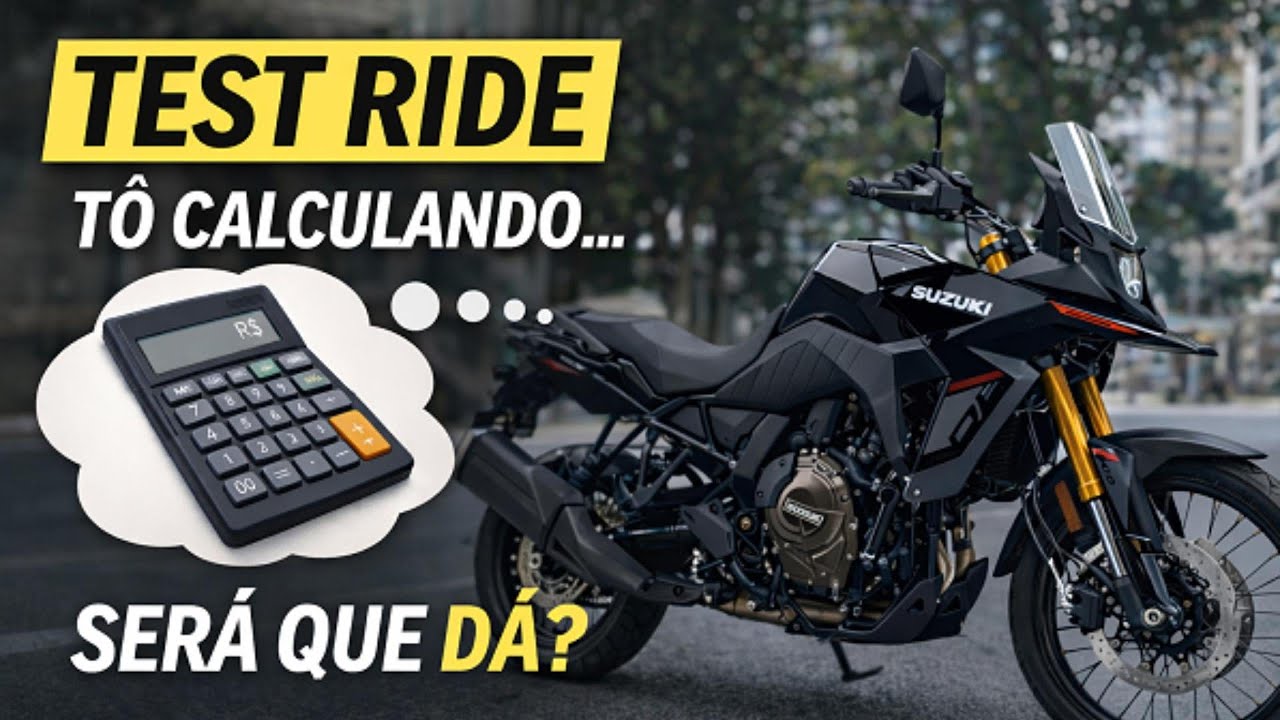 Suzuki V-Strom 800: moto dos sonhos… mas será que dá?