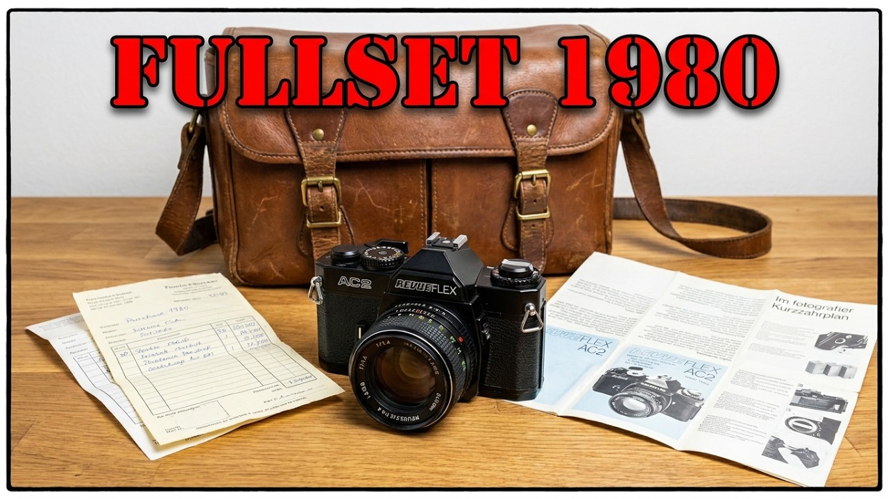 Fotografie: REVUEFLEX AC2 - Ich habe ein unglaubliches Kamera Fullset auf dem Trödlermarkt gekauft.