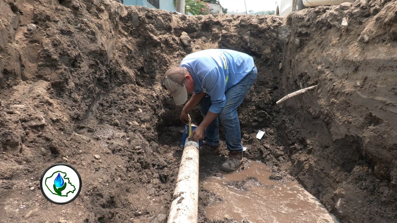 Reparación de Fuga en tubería de 4 pulgadas se realiza con éxito en col. San Francisco, sector norte