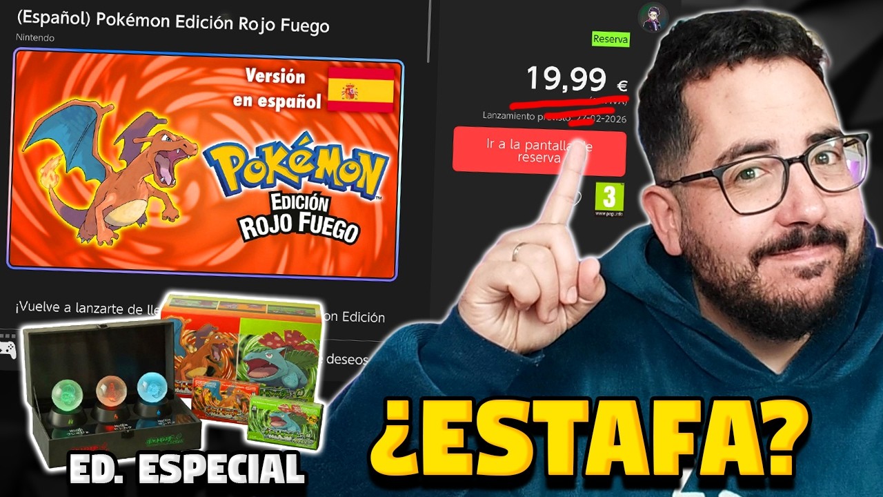 🔥CONFIRMADA la VUELTA de POK&Eacute;MON ROJO FUEGO y VERDE HOJA