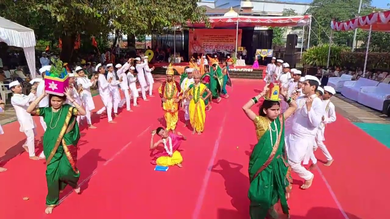 श्री शांतादुर्गा गुरुकुल  कवळे - फोंडा | अखिल गोमंतक आंतरशालेय दिंडी महोत्सव 2025