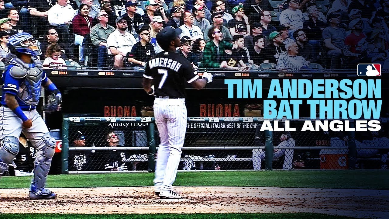 All Angles of Tim Anderson's HR + Bat Throw
