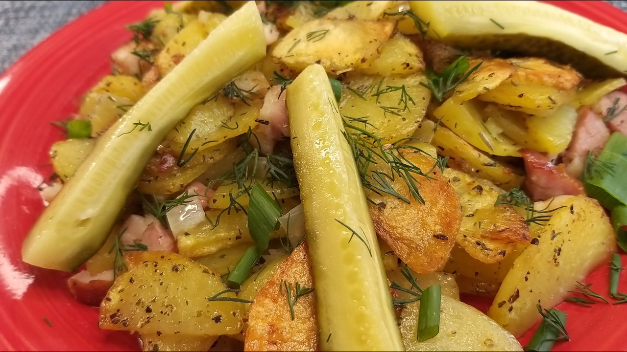😋 Жареная Картошка - Рецепт Картошки С Грудинкой ⭐