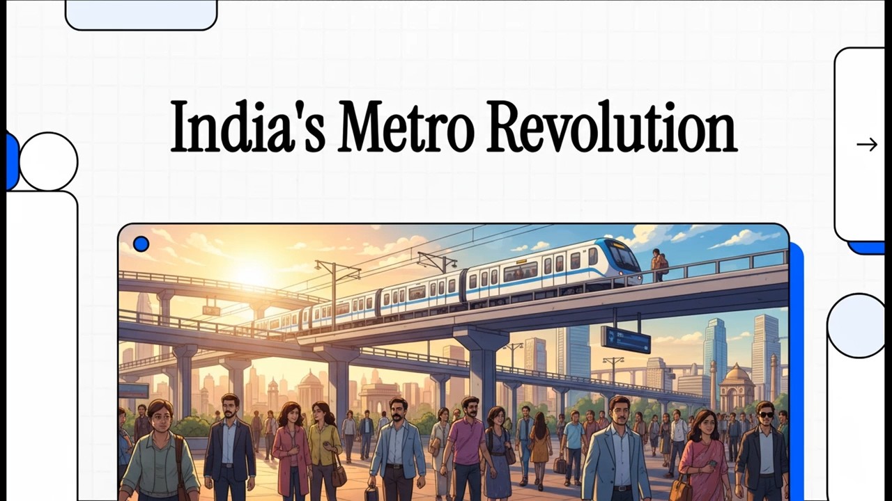 E3.4 - India's Metro Revolution (Metro Rail and Urban Transit Blueprint)