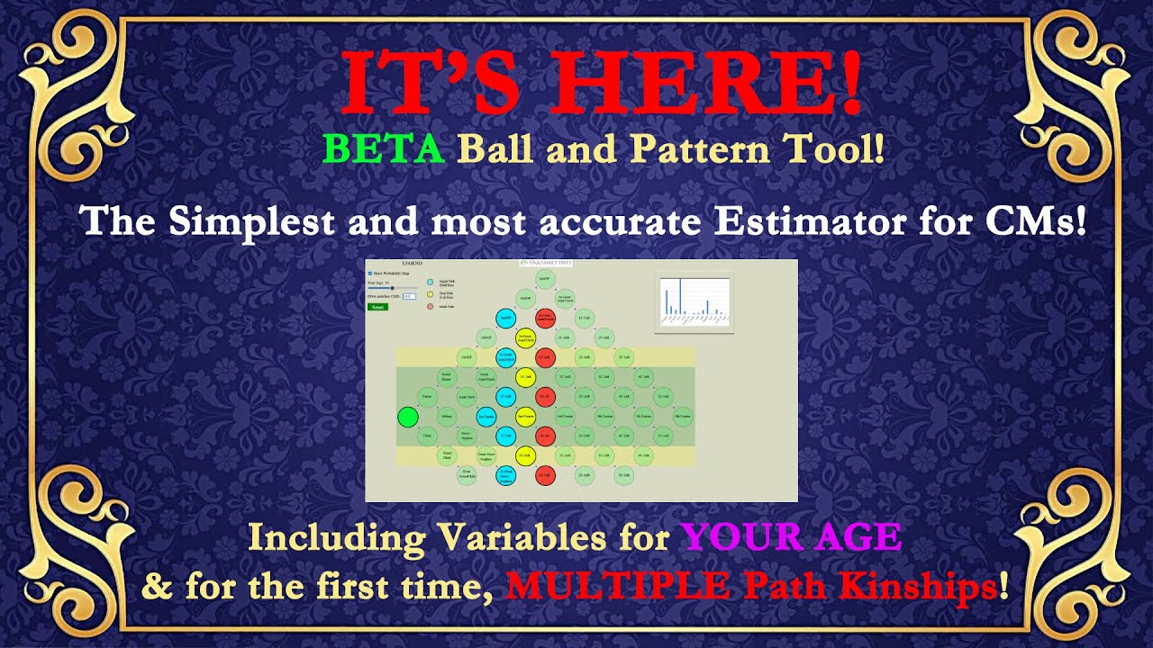 Ball & Pattern Tool - Quick Path to Common Ancestors and Kinship!
