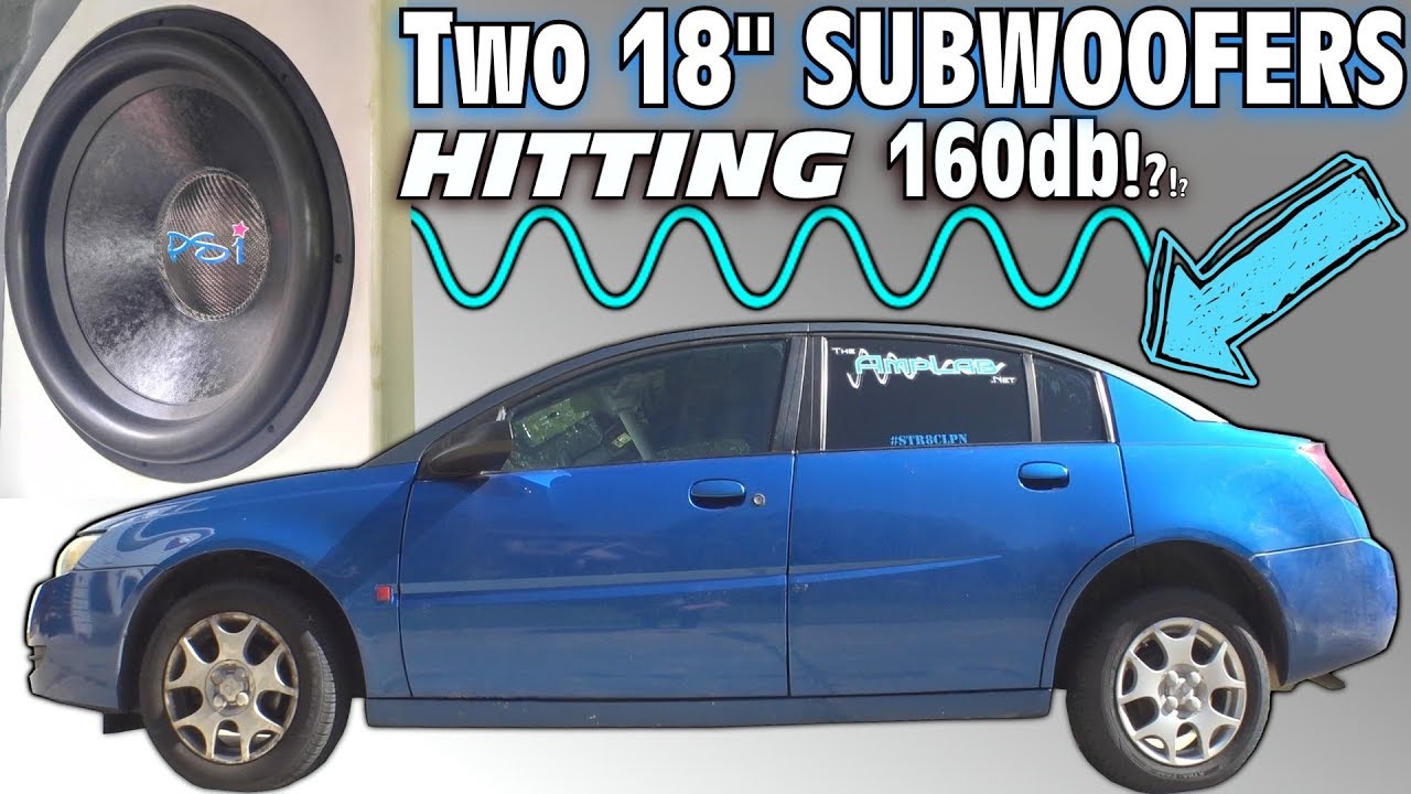 Hitting OVER 160db w/ Two 18