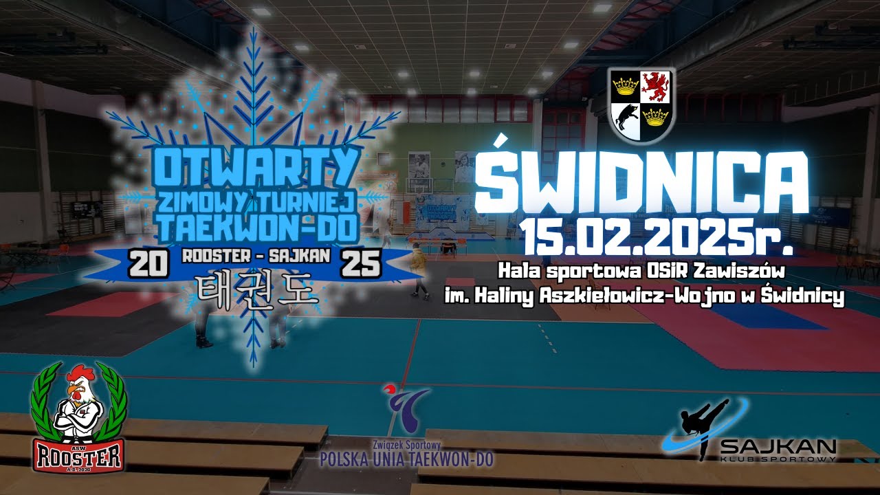 II Otwarty Zimowy Turniej Taekwon-do Świdnica 15.02.2025r.