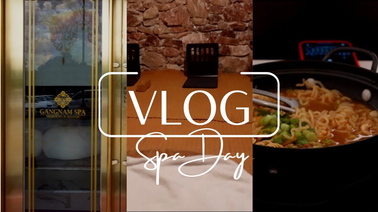 VLOG! I GOT A SURPRISE | GIRLS SPA DAY | GANGNAM SPA HOUSTON REVIEW
