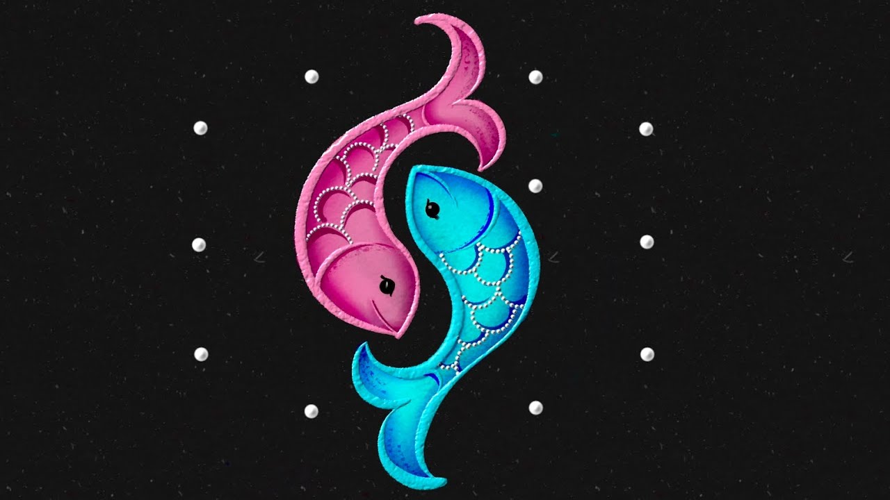 Easy Rangoli with 5*3 dots 🪷 Simple daily muggulu designs | small kolam for beginners | colour kolam