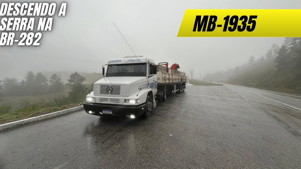 DESCENDO A SERRA CARREGADO para LAGES BR-282 / MB-1935