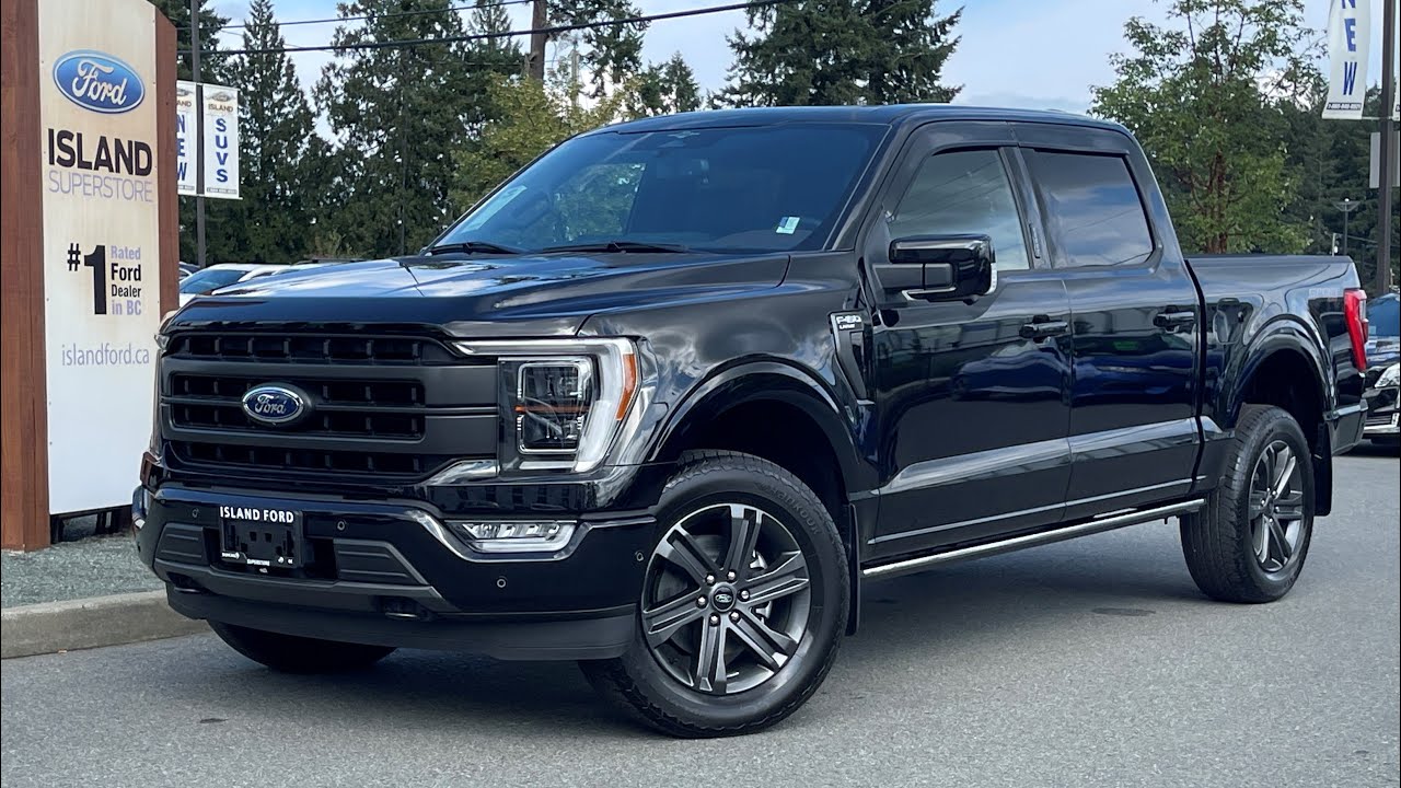 2023 Ford F-150 LARIAT + Moonroof , NAV, Tailgate Step Review | Island Ford