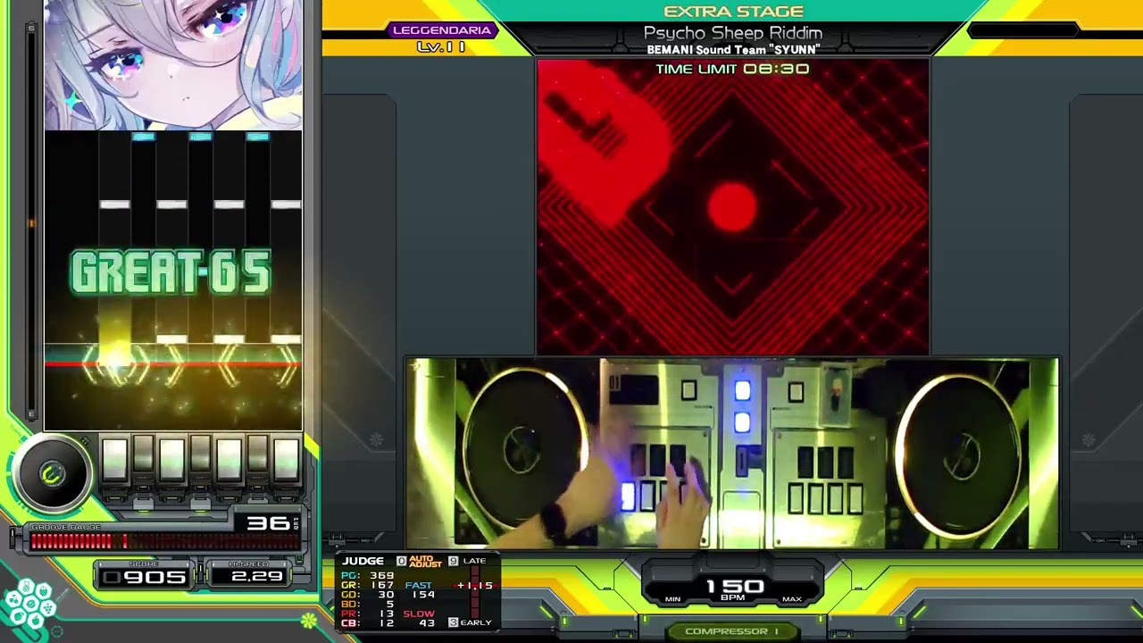 【beatmania IIDX】Psycho Sheep Riddim LEGGENDARIA HARD CLEAR！