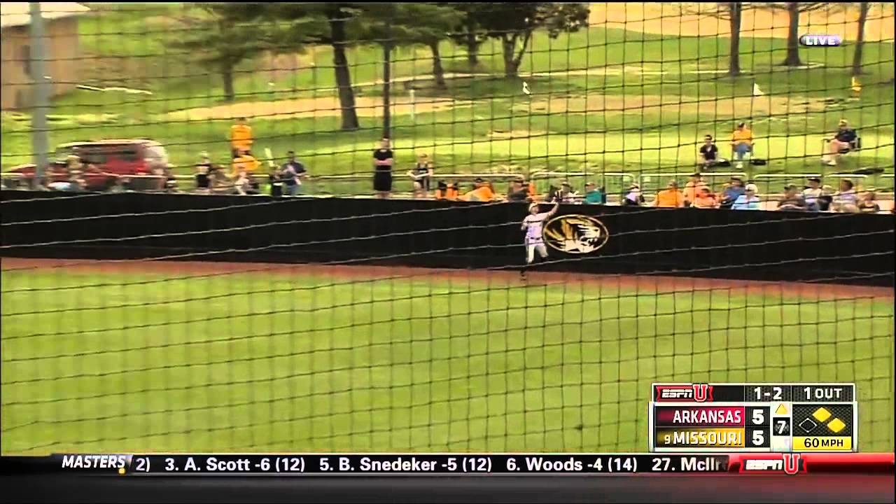 04/14/2013 Arkansas vs Missouri Softball Highlights