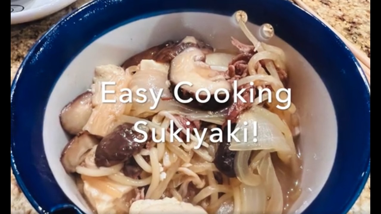 Easy Home Cooking: Sukiyaki by Saki with Hosts Sandy & Gino Goe