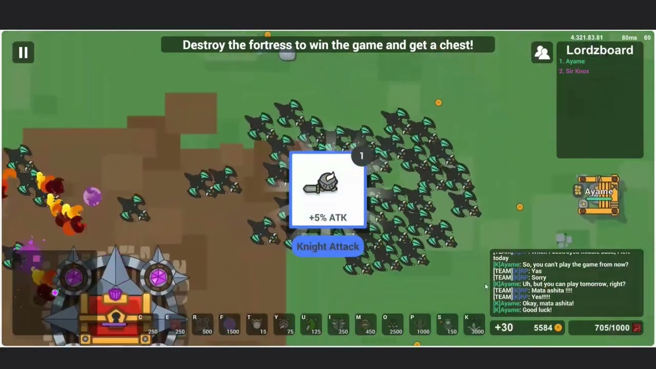 Lordz.io-Defeating the fortress with dragon army!
