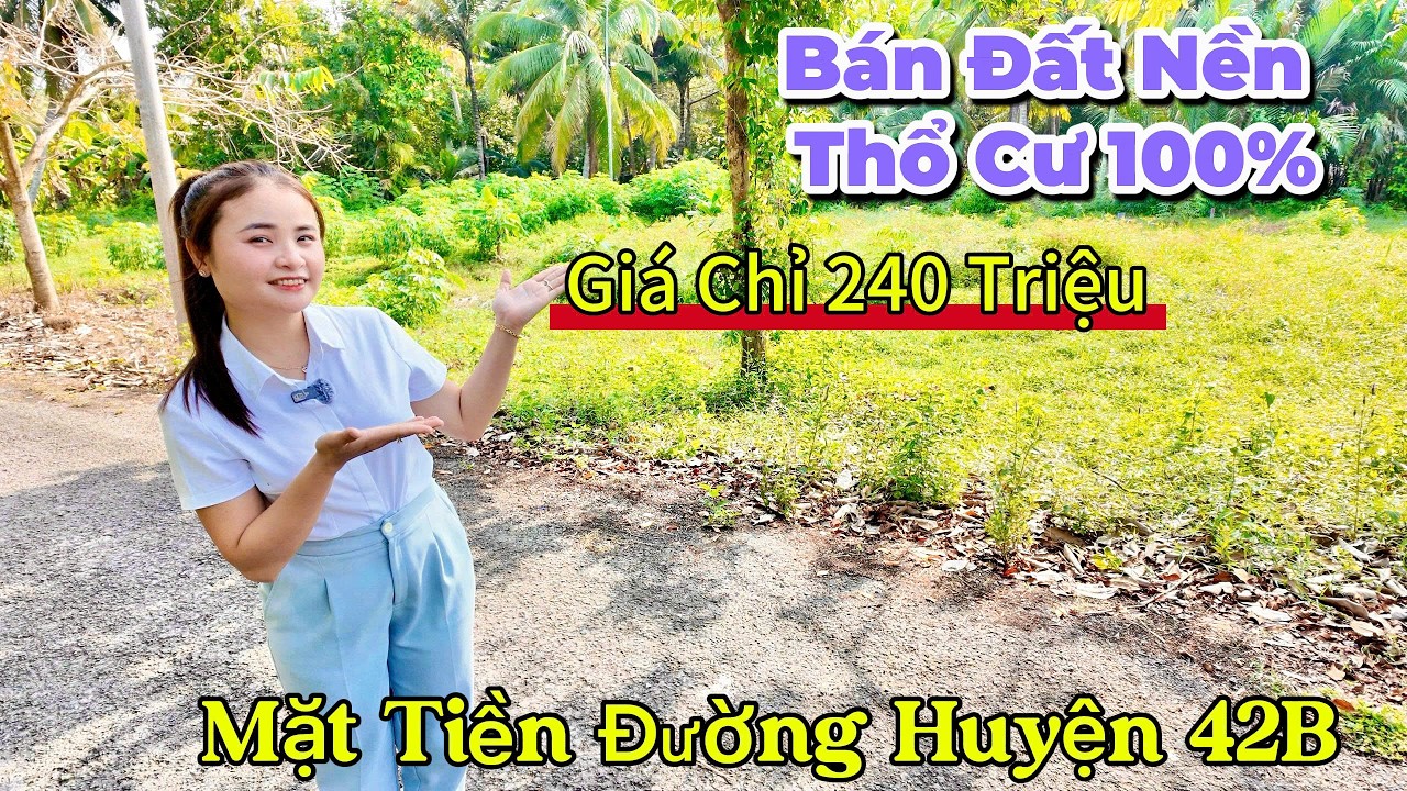 đất nền thổ cư giá rẽ xã hoà hiệp huyện tam bình tỉnh vĩnh long
