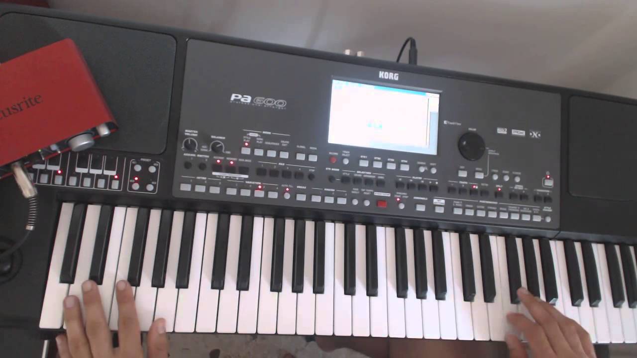 ايقاع طربي ملحم بركات ولا مرة عزف اورغ ... Korg pa600 QT