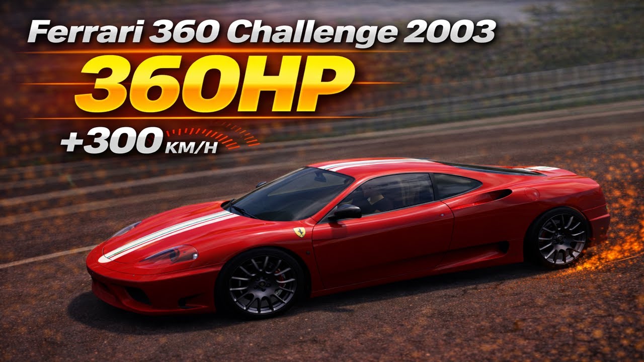 (4K) 360HP Ferrari 360 Challenge 2003 (+300 km/h) - Forza Horizon 5