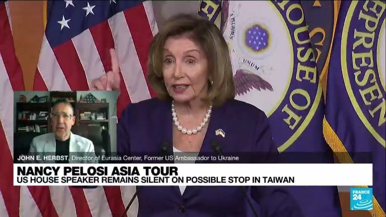 Nancy Pelosi's Asia tour kicks off amid US-China tensions over Taiwan &bull; FRANCE 24 English