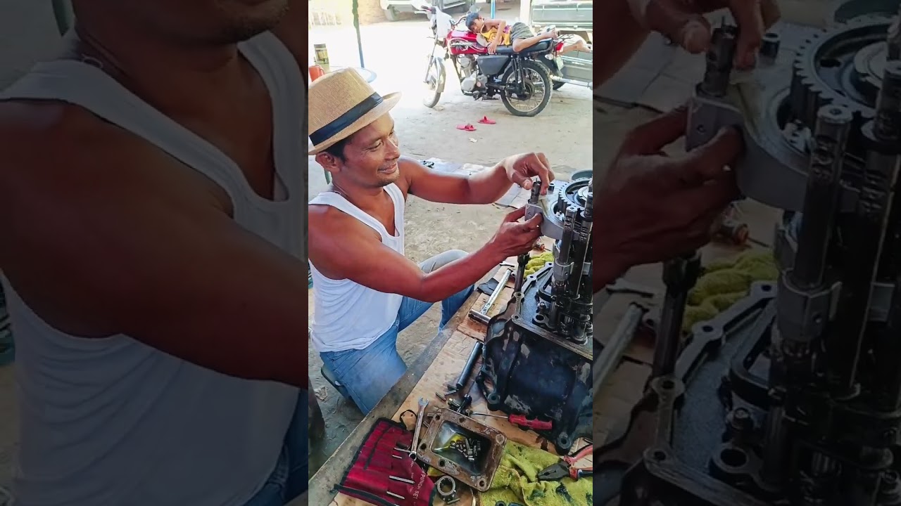 behind the scenes sa Pag asemble ng transmission 4D35 Fuso Canter
