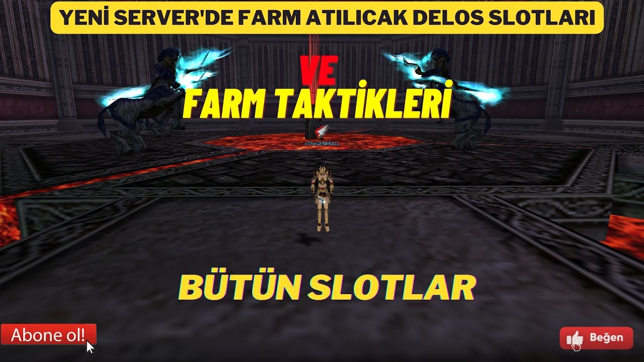 Knight Online l Yeni Server 'de Farm Yapılacak Delos Slotları Ve Farm Taktikleri