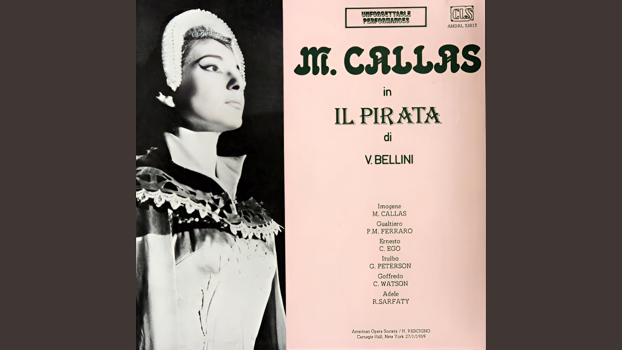 Il Pirata (Italian Performance / Full Opera)