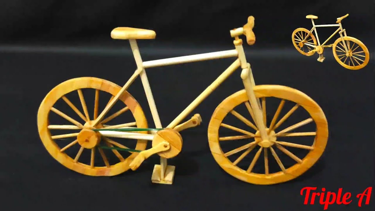 How to make Bicycle from sticks. DIY