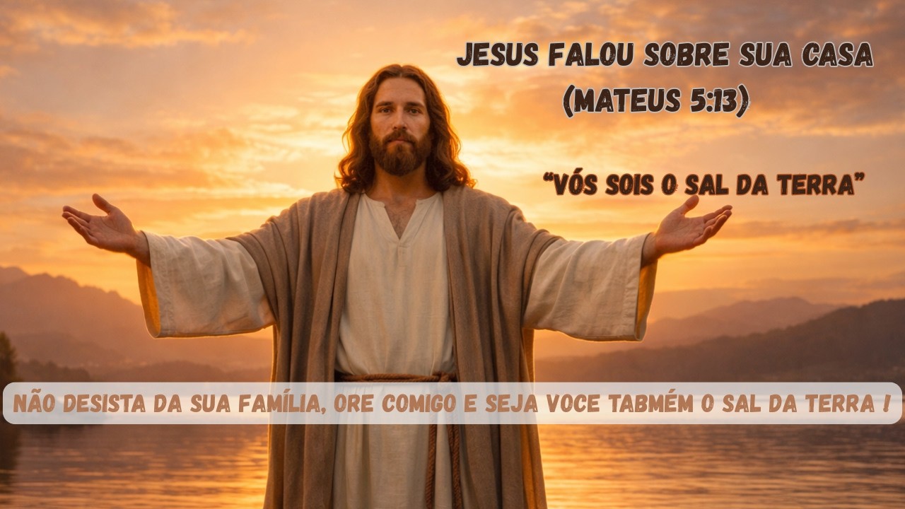 JESUS FALOU SOBRE SUA CASA (Mateus 5:13)