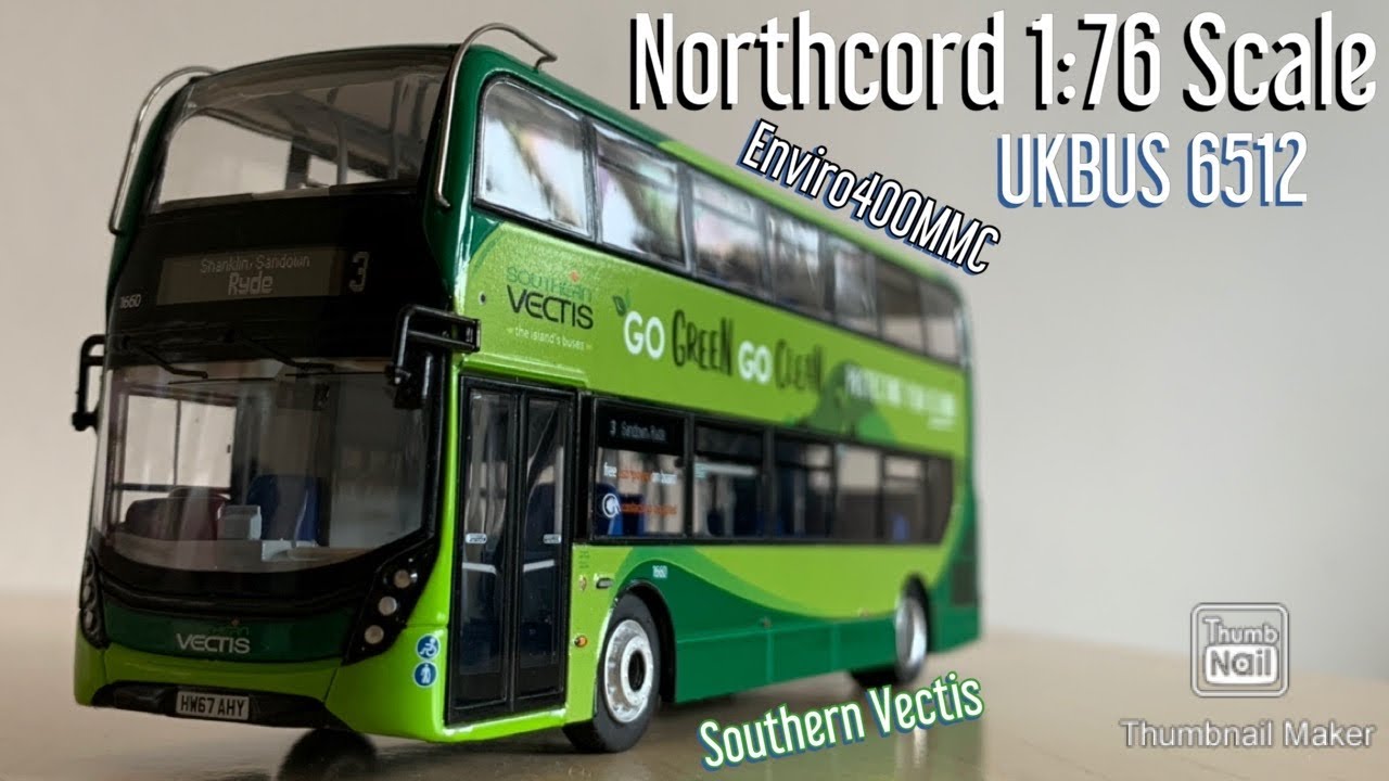 Northcord 1:76 Scale ADL Enviro400MMC Southern Vectis (UKBUS 6512) Model Bus Review